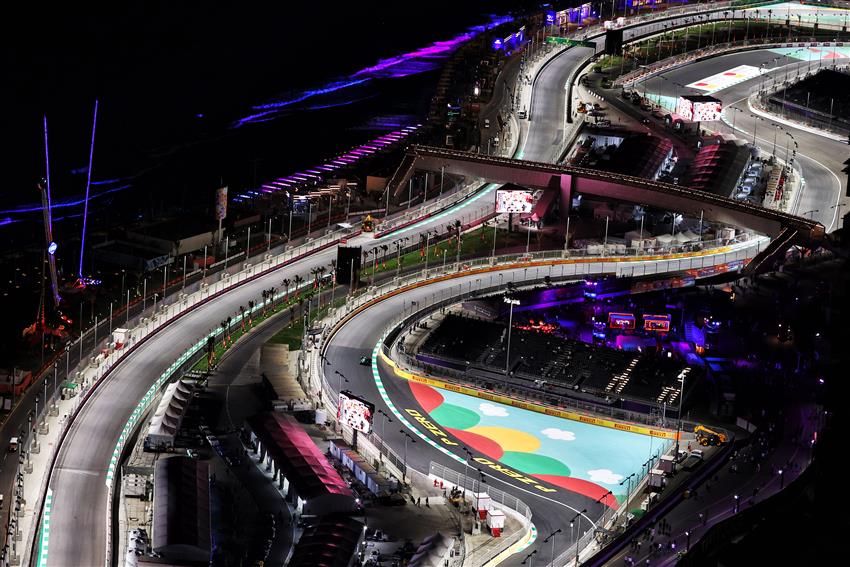 Night race Jeddah circuit
